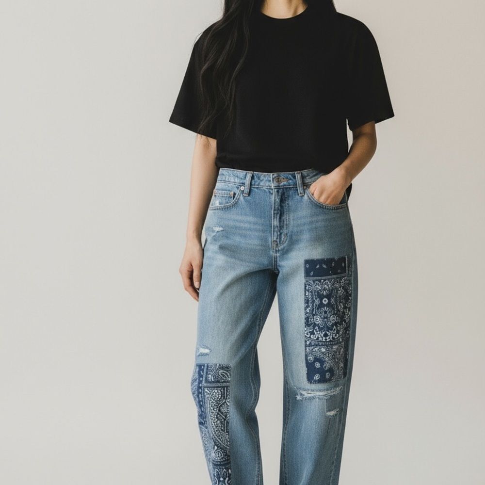 Style & Co. Women's Blue Straight Leg Jeans